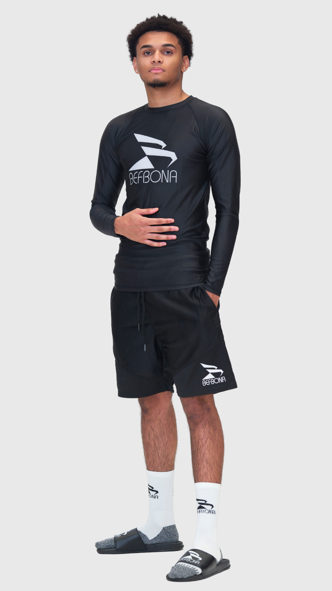 LIMITLESS COMPRESSION LONG SLEEVE TOP (BLACK)