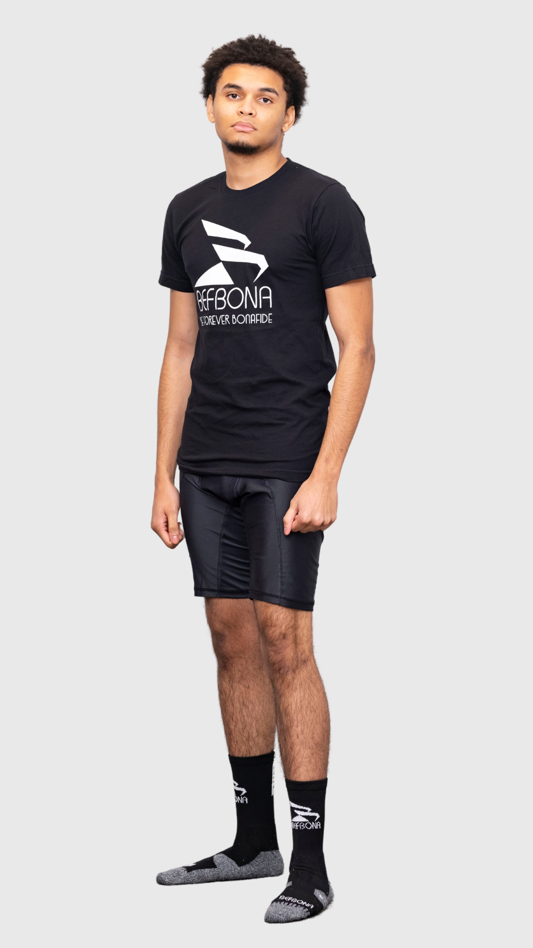 SIGNATURE COMPRESSION SHORTS (BLACK)