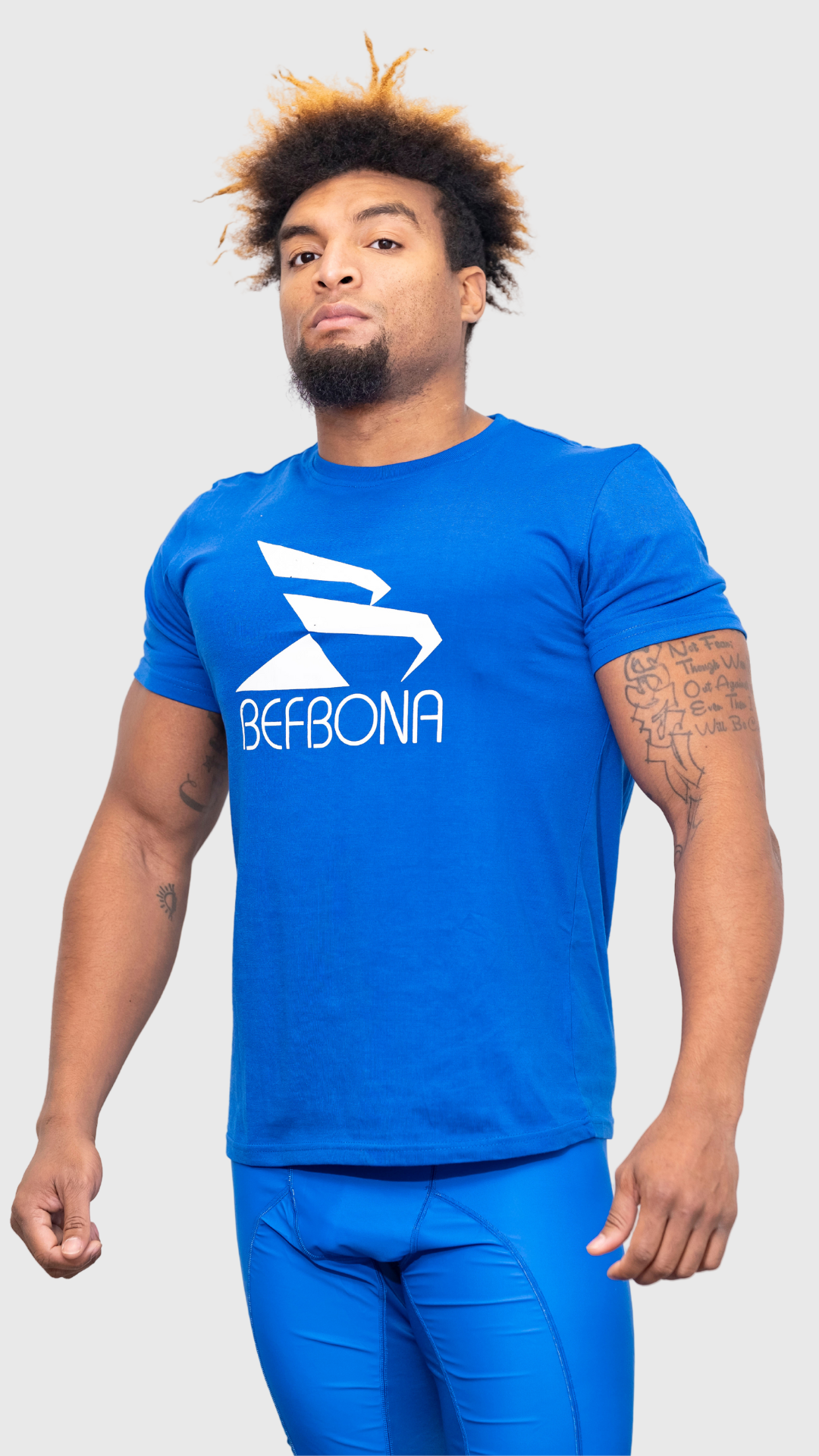 SIGNATURE COMPRESSION SHORTS (BLUE)