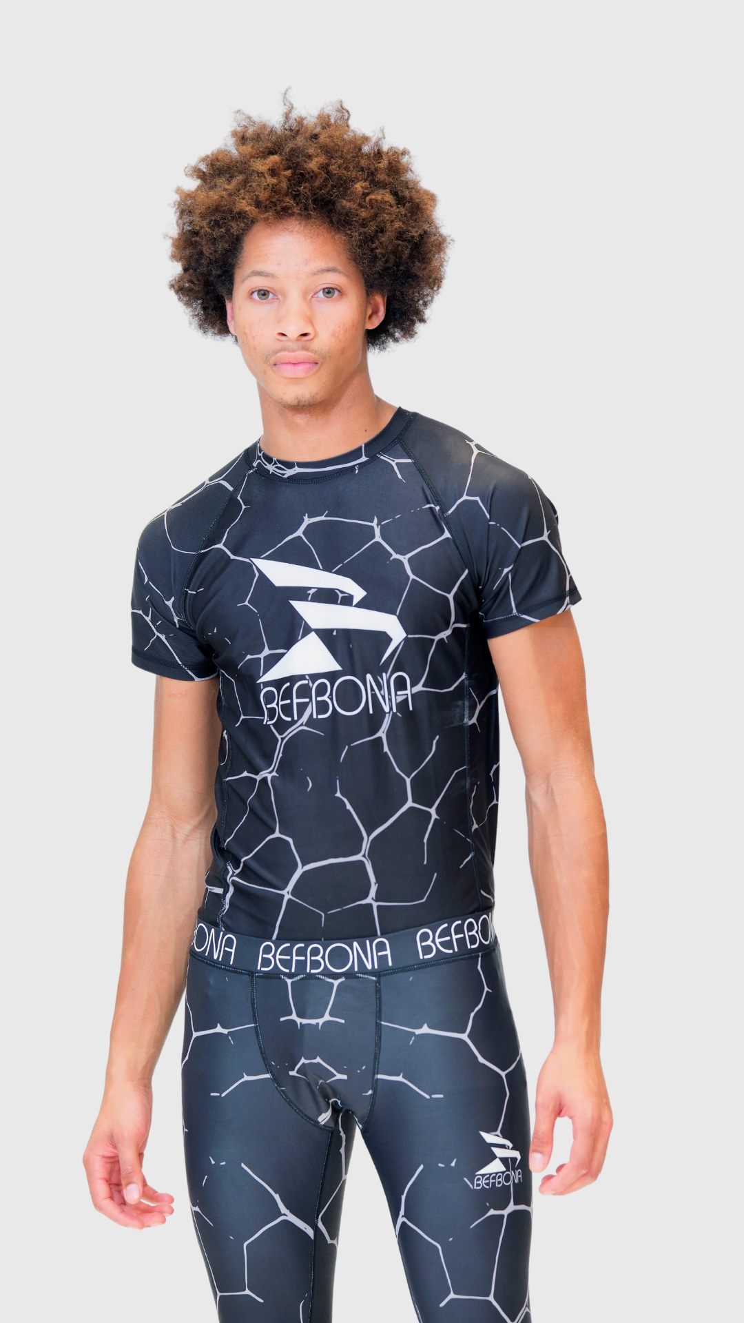 PEAK PERFORMANCE COMPRESSION SHORT SLEEVE TOP (CRACKED)