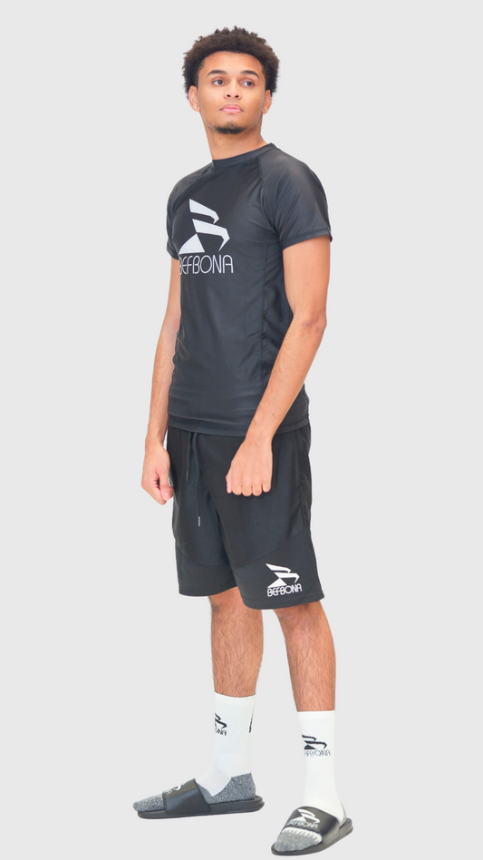 LIMITLESS COMPRESSION SHORT SLEEVE TOP (BLACK)