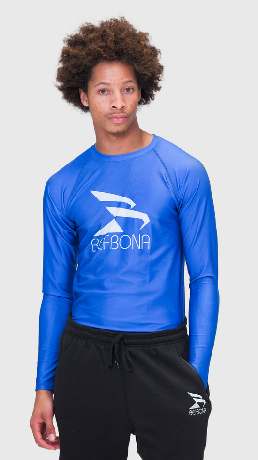 LIMITLESS COMPRESSION LONG SLEEVE TOP (BLUE)