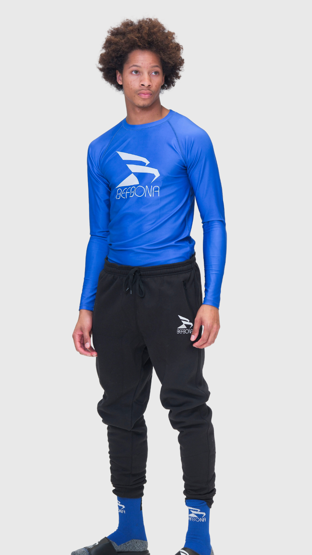 LIMITLESS COMPRESSION LONG SLEEVE TOP (BLUE)