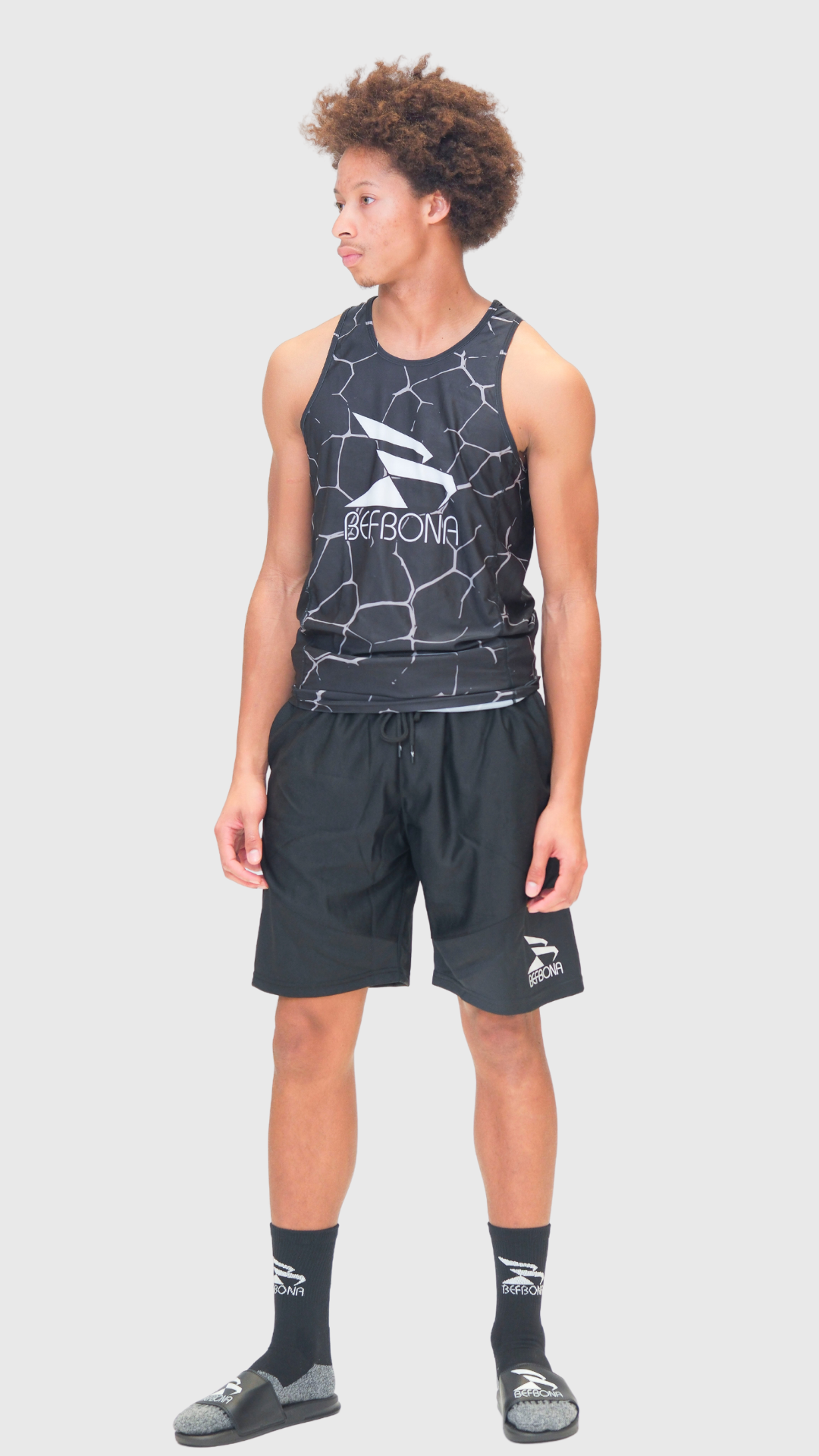 PEAK PERFORMANCE COMPRESSION TANK TOP (CRACKED BLACK)